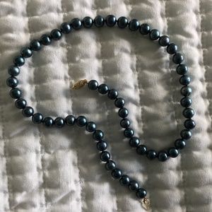 Blue Pearl Necklace